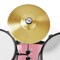Gammon 3-Piece Junior Drum Set with Throne, Complete Beginner Kit with Bass Drum, Toms, Cymbal, Pedal, and Drumsticks